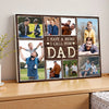 Personalized Dad Canvas Prints - Gift for - I Have A Hero Call Him Custom Photo