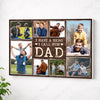 Personalized Dad Canvas Prints - Gift for - I Have A Hero Call Him Custom Photo - No Frame / 12x9