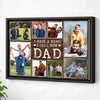Personalized Dad Canvas Prints - Gift for - I Have A Hero Call Him Custom Photo - Black Frame / 12x9