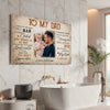 Personalized Dad Canvas Prints - Gift for - To My Custom Photo