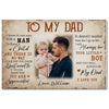 Personalized Dad Canvas Prints - Gift for - To My Custom Photo