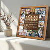 Personalized Dad Photo Collage Canvas Custom Picture Gift for from Kids Birthday or Father’s Day Present