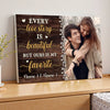 Personalized Every Love Story Is Beautiful Canvas Wall Art Custom Photo Couple Anniversary Gift For Husband And Wife