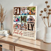 Custom Family A Little Bit Of Loud Whole Lot Love Canvas Personalized Photo Wall Art Home Decor Gift Idea