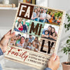 Custom Family A Little Bit Of Loud Whole Lot Love Canvas Personalized Photo Wall Art Home Decor Gift Idea