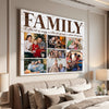 Personalized Family Canvas Custom Photo Wall Art A Little Bit of Crazy Loud Christmas Gift