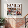 Personalized Family Canvas Custom Photo Wall Art A Little Bit of Crazy Loud Christmas Gift