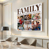 Personalized Family Canvas Custom Photo Wall Art A Little Bit of Crazy Loud Christmas Gift