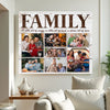 Personalized Family Canvas Custom Photo Wall Art A Little Bit of Crazy Loud Christmas Gift