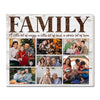 Personalized Family Canvas Custom Photo Wall Art A Little Bit of Crazy Loud Christmas Gift