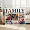 Personalized Family Canvas Custom Photo Wall Art A Little Bit of Crazy Loud Christmas Gift