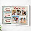 Personalized Family Canvas Prints - Custom Photo Collage - This Is Us Wall Art - White Frame / 12x9
