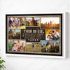 Personalized Family Canvas Prints - Custom Photo Collage - This Is Us Little Bit Of Crazy - White Frame / 12x9