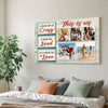 Personalized Family Canvas Prints - Custom Photo Collage - This Is Us Wall Art