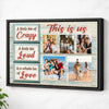 Personalized Family Canvas Prints - Custom Photo Collage - This Is Us Wall Art - Black Frame / 12x9