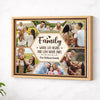Personalized Family Canvas Prints - Custom Photo Collage Wall Art - Where Life Is Begins - Natural Frame / 14x11