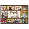 Personalized Family Canvas Prints - Custom Photo Collage Wall Art - A Little Bit Of Crazy