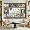 Personalized Family Canvas Prints - Custom Photo Collage Wall Art - This Is Us A Little Bit Of Crazy