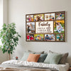 Personalized Family Canvas Prints - Custom Photo Collage Wall Art - A Little Bit Of Crazy
