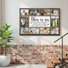 Personalized Family Canvas Prints - Custom Photo Collage Wall Art - This Is Us A Little Bit Of Crazy