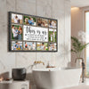 Personalized Family Canvas Prints - Custom Photo Collage Wall Art - This Is Us A Little Bit Of Crazy
