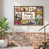 Personalized Family Canvas Prints - Custom Photo Collage Wall Art - A Little Bit Of Crazy