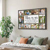 Personalized Family Canvas Prints - Custom Photo Collage Wall Art - This Is Us A Little Bit Of Crazy
