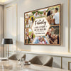 Personalized Family Canvas Prints - Custom Photo Collage Wall Art - Where Life Is Begins