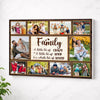 Personalized Family Canvas Prints - Custom Photo Collage Wall Art - A Little Bit Of Crazy - No Frame / 12x9