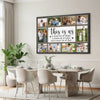 Personalized Family Canvas Prints - Custom Photo Collage Wall Art - This Is Us A Little Bit Of Crazy