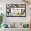 Personalized Family Canvas Prints - Custom Photo Collage Wall Art - This Is Us A Little Bit Of Crazy