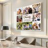 Personalized Family Canvas Prints - Custom Photo Collage Wall Art - Like Branches On A Tree