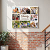 Personalized Family Canvas Prints - Custom Photo Collage Wall Art - Like Branches On A Tree