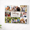 Personalized Family Canvas Prints - Custom Photo Collage Wall Art - Like Branches On A Tree - No Frame / 14x11