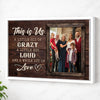 Personalized Family Canvas Prints - Photo Collage - This Is Us Custom - White Frame / 12x9