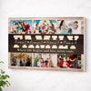 Personalized Family Canvas Wall Art - Custom Photo Print Where Life Begins and Love Never Ends Home Décor - No Frame