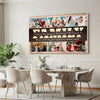 Personalized Family Canvas Wall Art - Custom Photo Print Where Life Begins and Love Never Ends Home Décor