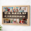 Personalized Family Canvas Wall Art - Custom Photo Print Where Life Begins and Love Never Ends Home Décor - Natural