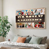 Personalized Family Canvas Wall Art - Custom Photo Print Where Life Begins and Love Never Ends Home Décor