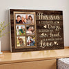 Personalized Family Canvas Wall Art - This Is Us Quote Custom Photo Print