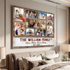 Personalized Family Photo Collage Canvas Custom Wall Art Gift For Multi Generation Families And Keepsake Decor