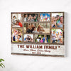 Personalized Family Photo Collage Canvas Custom Wall Art Gift For Multi Generation Families And Keepsake Decor