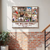 Personalized Family Photo Collage Canvas Custom Wall Art Gift For Multi Generation Families And Keepsake Decor