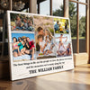 Personalized Family The Best Things In Life Are People We Love Canvas Wall Art Custom Photo Collage Decor Gift