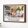 Personalized Family The Best Things In Life Are People We Love Canvas Wall Art Custom Photo Collage Decor Gift