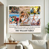 Personalized Family The Best Things In Life Are People We Love Canvas Wall Art Custom Photo Collage Decor Gift