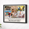 Personalized Family The Best Things In Life Are People We Love Canvas Wall Art Custom Photo Collage Decor Gift