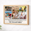Personalized Family The Best Things In Life Are People We Love Canvas Wall Art Custom Photo Collage Decor Gift