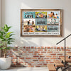 Personalized Family What We Love Canvas Wall Art Custom Photo Collage Gift For Home Decor