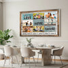 Personalized Family What We Love Canvas Wall Art Custom Photo Collage Gift For Home Decor